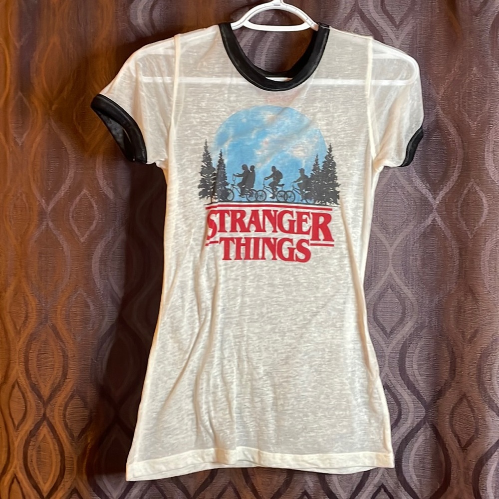 Stranger Things Logo Sheer T-shirt
